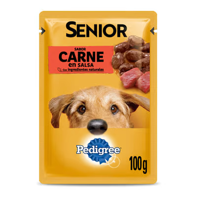 POUCH PEDIGREE SENIOR SABOR CARNE SACHET 100 GR