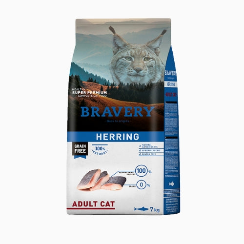 BRAVERY GATO ADULTO HERRING 7KG