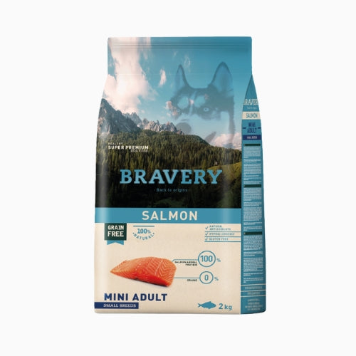 BRAVERY ADULTO SB SALMON X 2 KG
