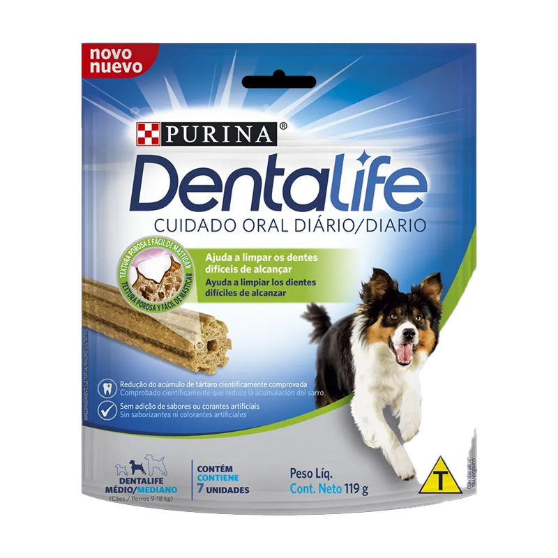 DENTALIFE PERRO ADULTO RAZA MEDIANA X 7 UNIDADES