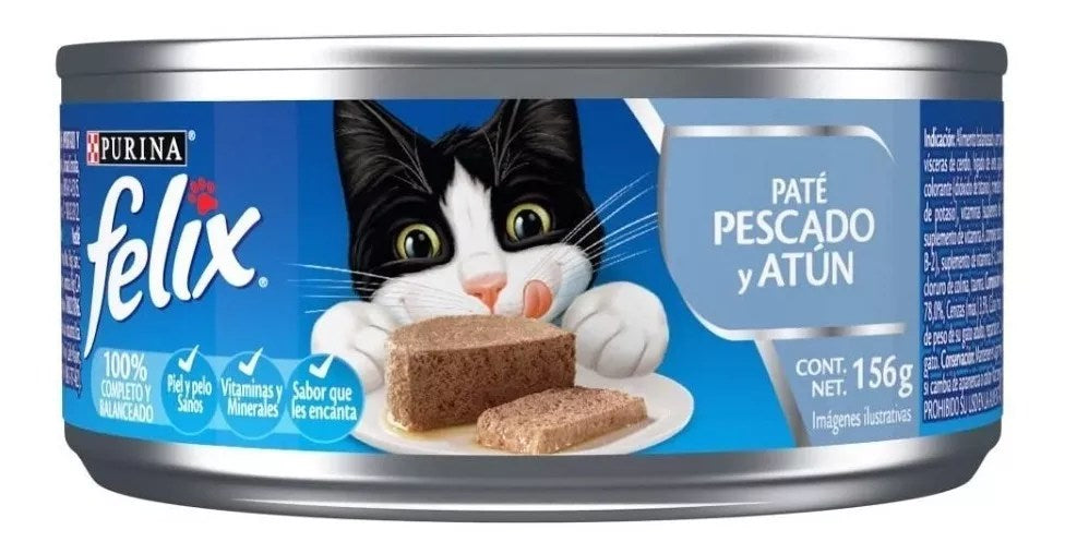 LATA FELIX PATE PESCADO Y ATUN 156 GR