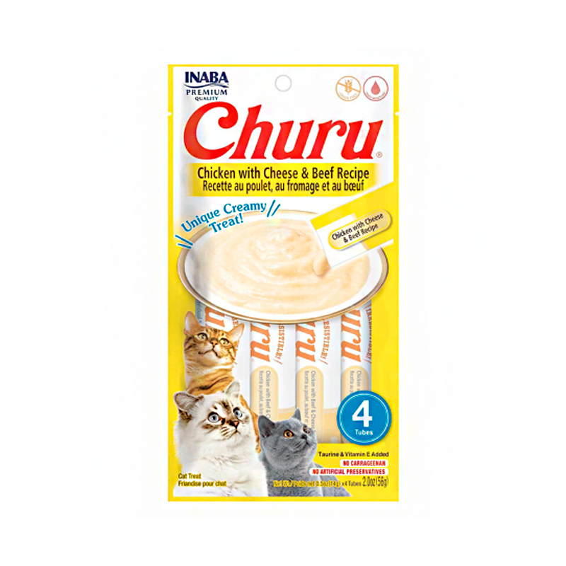 CHURU GATO CHICKEN CHEESE Y BEEF