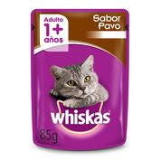 POUCH WHISKAS SABOR PAVO SACHET 85 GR