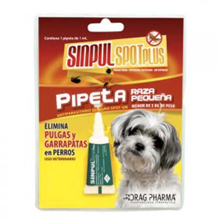 PIPETA SINPUL SPOTPLUS MENOS DE 5 KG
