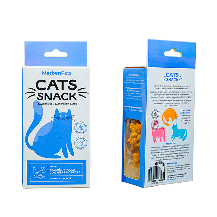 CATS SNACK SALMÓN CON POLLO
