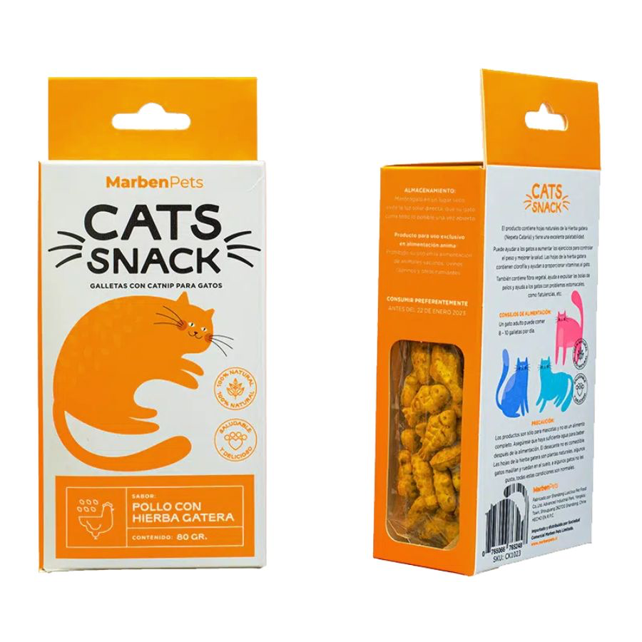 CATS SNACK POLLO CON HIERBA GATERA