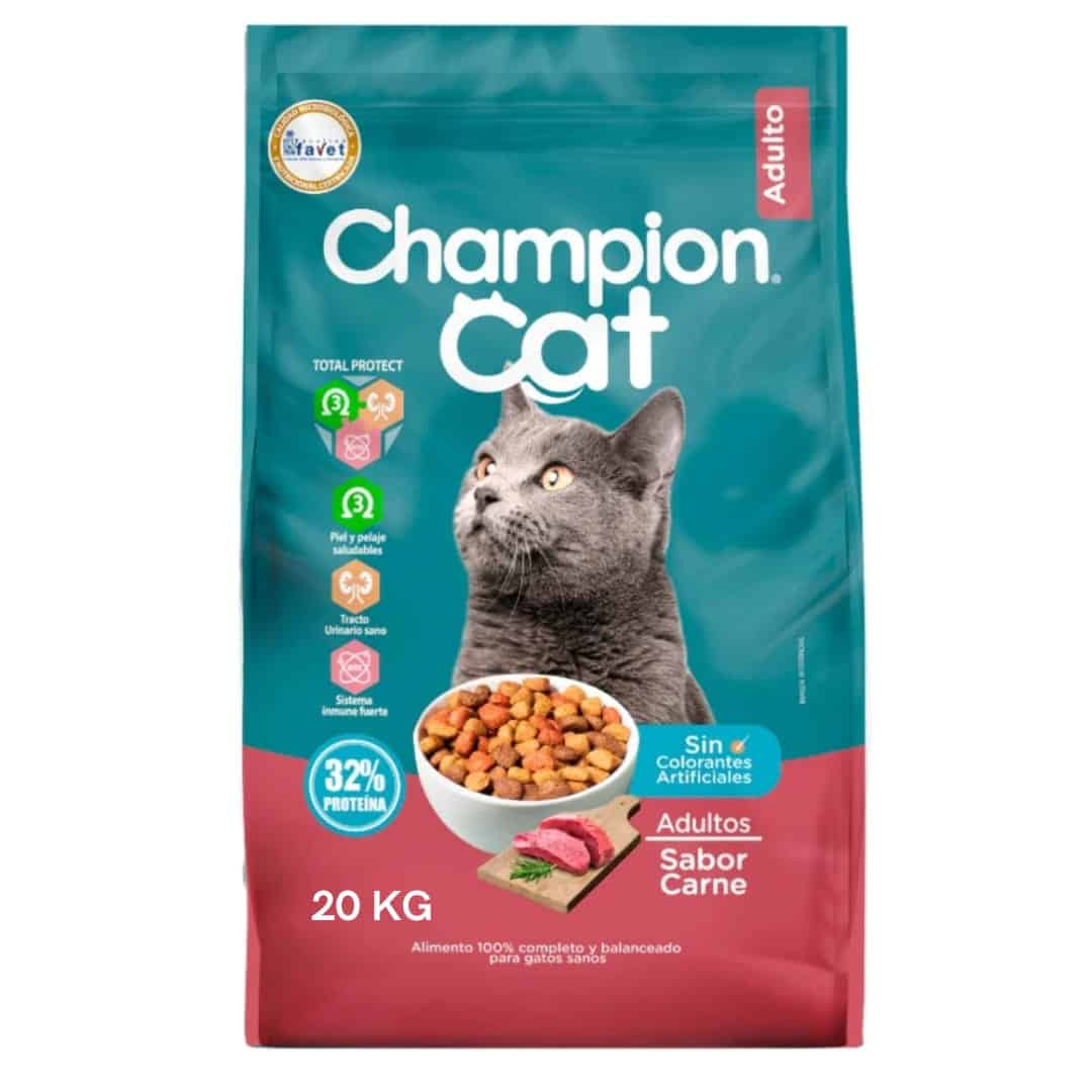 CHAMPION CAT ADULTO CARNE 20KG