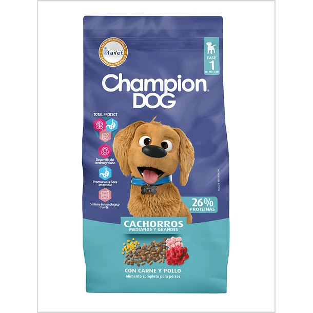 CHAMPION DOG CACHORRO 18KG