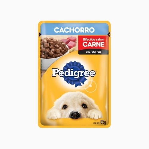 POUCH PEDIGREE CACHORRO SABOR CARNE SACHET 100 GR