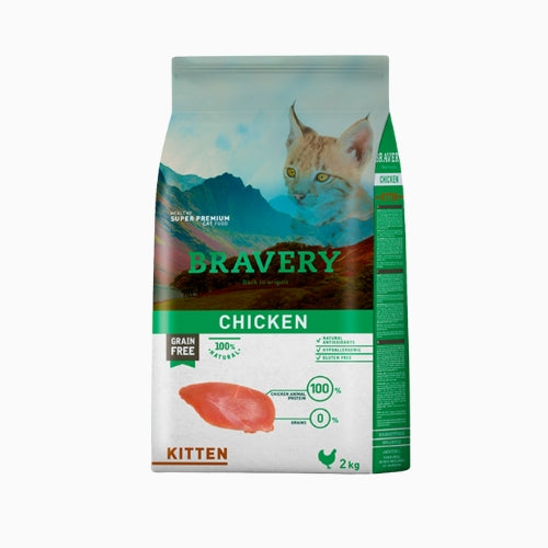 BRAVERY KITTEN CHICKEN 2KG