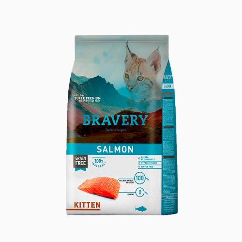 BRAVERY KITTEN SALMON 2KG