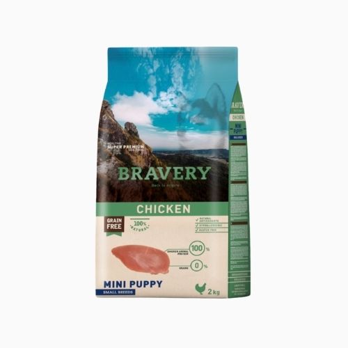 BRAVERY PUPPY SB CHICKEN 2KG