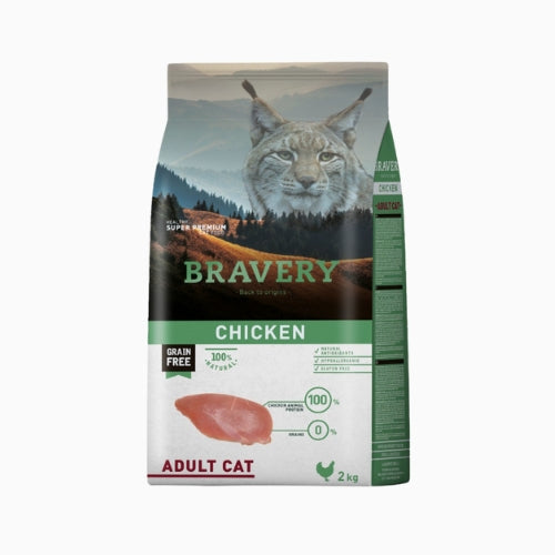 BRAVERY GATO ADULTO POLLO 2KG