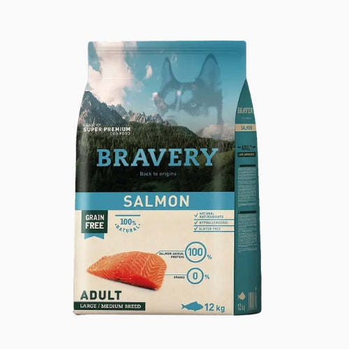 BRAVERY ADULTO M BREED SALMON M_L 12KG