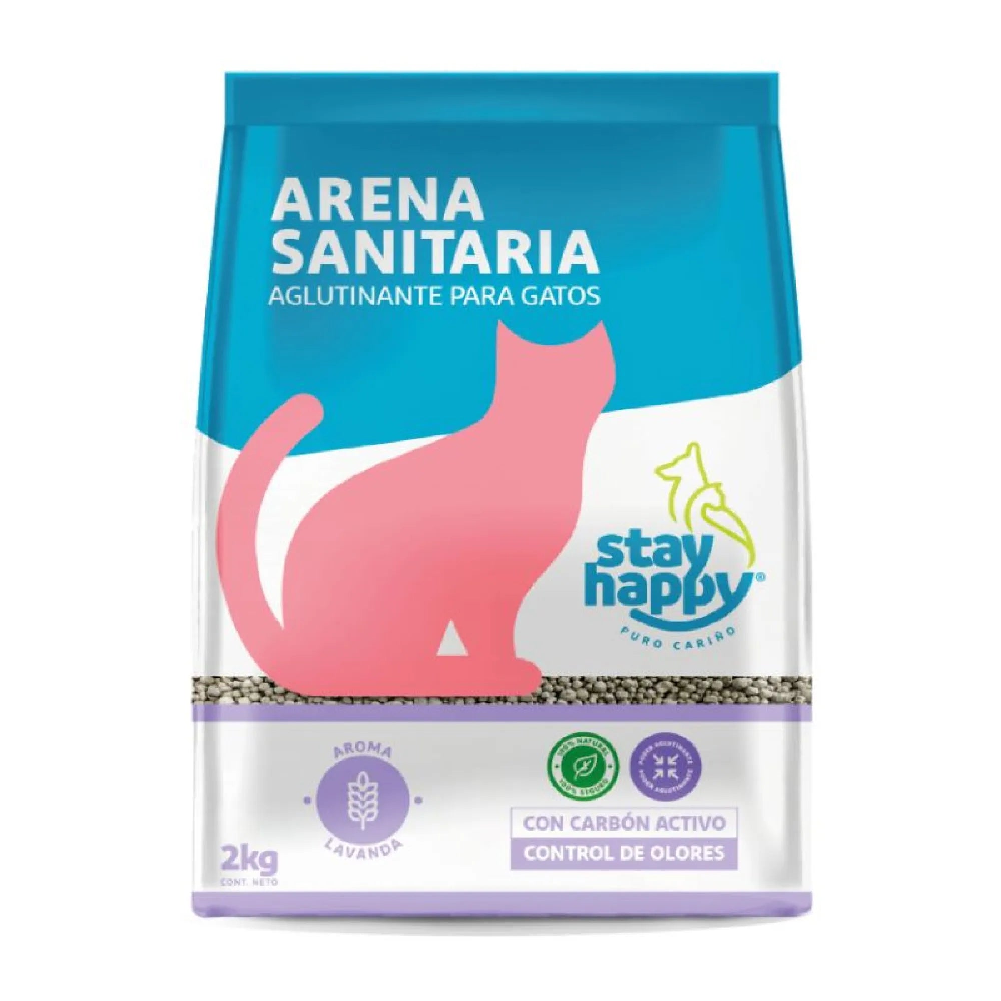 STAY HAPPY AGLUTINANTE LAVANDA X 4 KG