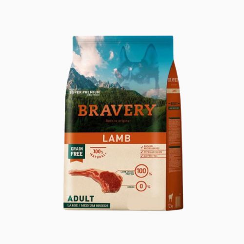 BRAVERY ADULTO L/M BREED LAMB X 4 KG