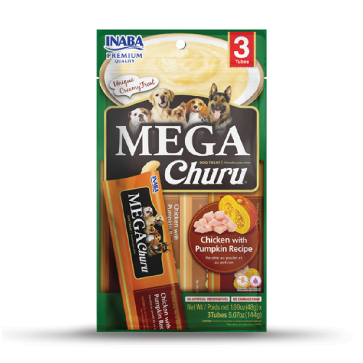 MEGA CHURU PERRO CHICKEN X 48 GR
