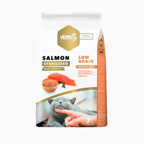AMITY GATO ADULTO SALMON ESTERILIZADO 7 KG