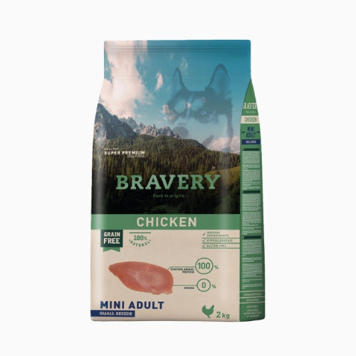 BRAVERY ADULTO SB CHICKEN 2KG