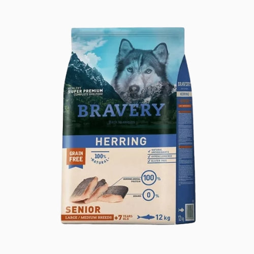 BRAVERY SENIOR M/L HERRING 12KG