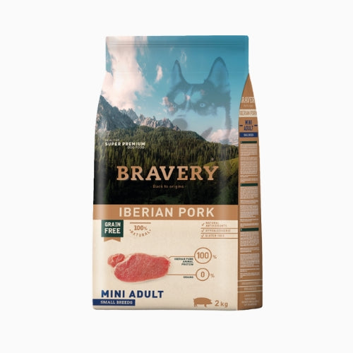 BRAVERY ADULTO SB IBERIAN PORK  X 2 KG