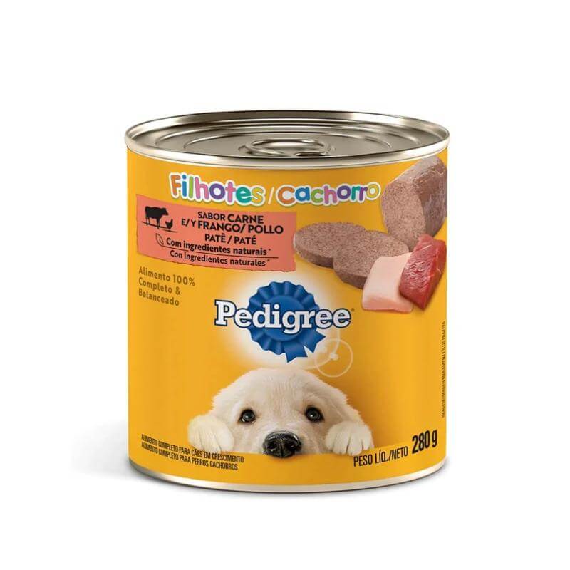 LATA PEDIGREE CACHORRO CARNE Y POLLO 280 gr