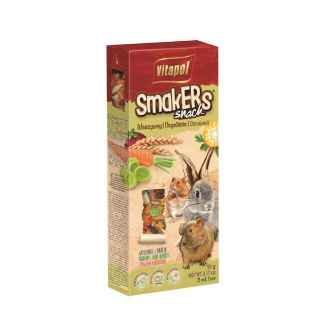 SNACK ROEDORES VITAPOL CON VEGETALES X 1 UNIDAD