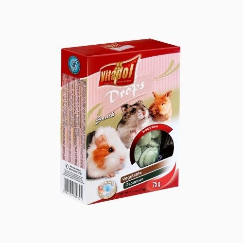 SNACK ROEDORES VITAPOL DROPS X 75 GR